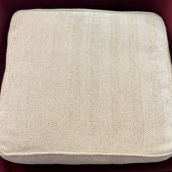 Cushion with Herringbone Pattern 18”x18” chair seat cushion pillow