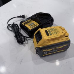 Dewalt Flexvolt 6ah Battery/ Charger 20v 60v