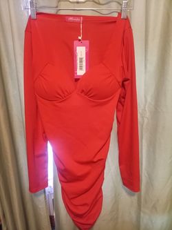 Sweetheart Dress Red Size Medium 