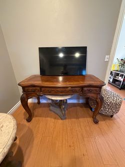 French Provincial Wood Writing Desk