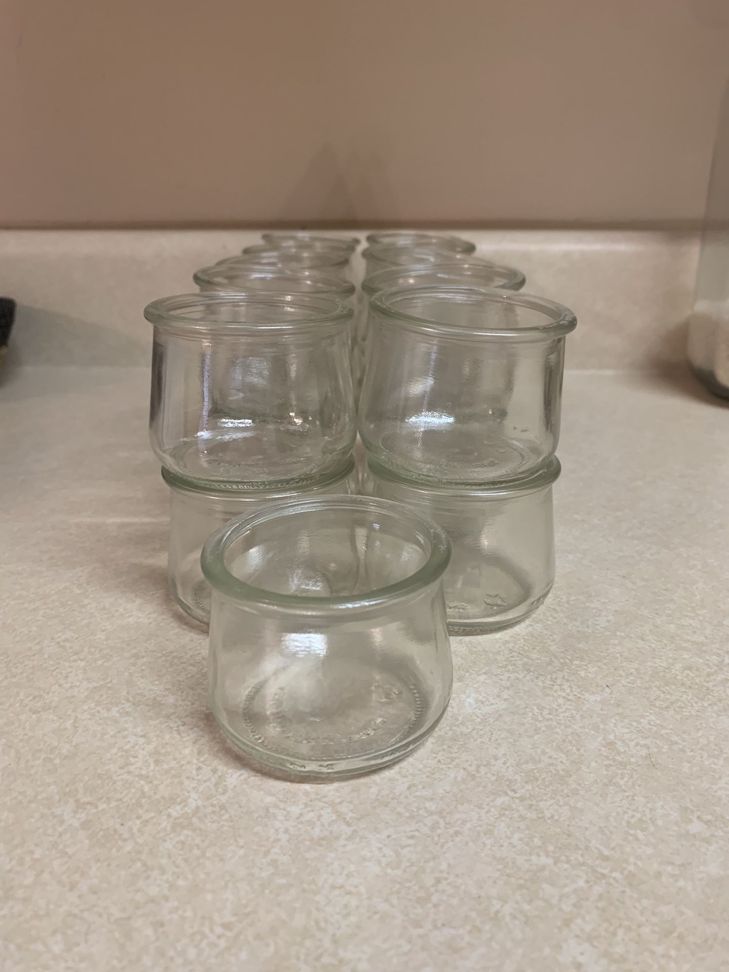 21 Small Glass Candle Holders