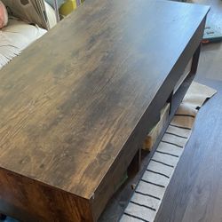 Lift Top Coffee Table with hidden Storage