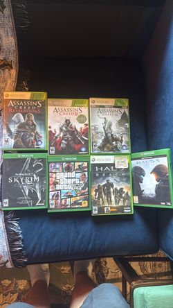 Xbox 360 & Xbox One Games Bundle – 8 Games, Halo, Assassins, GTA