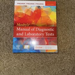 NEW Mosbys Manual Of Diagnostic & Laboratory Test