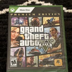 Xbox One Series X  Grand Theft Auto V ( Five ) Premium Edition Game Brand New Sealed $20 OBO
