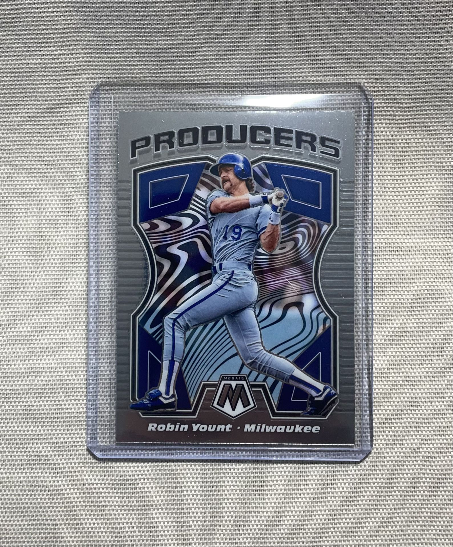๐ฅโพ๏ธ 2021 Panini Mosaic PRODUCERS Baseball Card - Robin Yount #P9 Milwaukee BREWERS โพ๏ธ๐ฅ