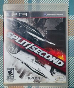 Split Second Playstation 3 PS3 Tested With Case Fast Shipping L890