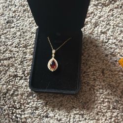 Red Jewel necklace