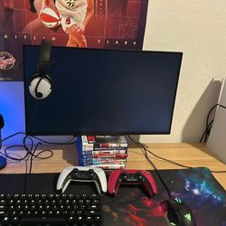 Ps5 slim disc version gaming setup look at description for details