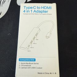 Type C To HDMI 4 In 1 Adapter 