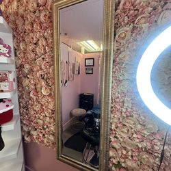 Large Gold Mirror