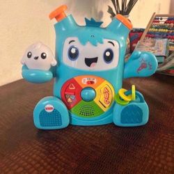 Fisher-Price Dance & Groove Rockit interactive musical toy with Smart Stages learning content for babies and toddlers