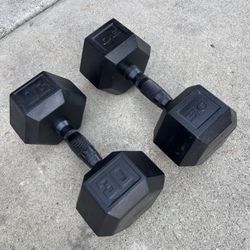 Hex Dumbbells - 60 lbs Total