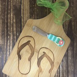 Cutting Board With Knife With Knife - Wood NEW