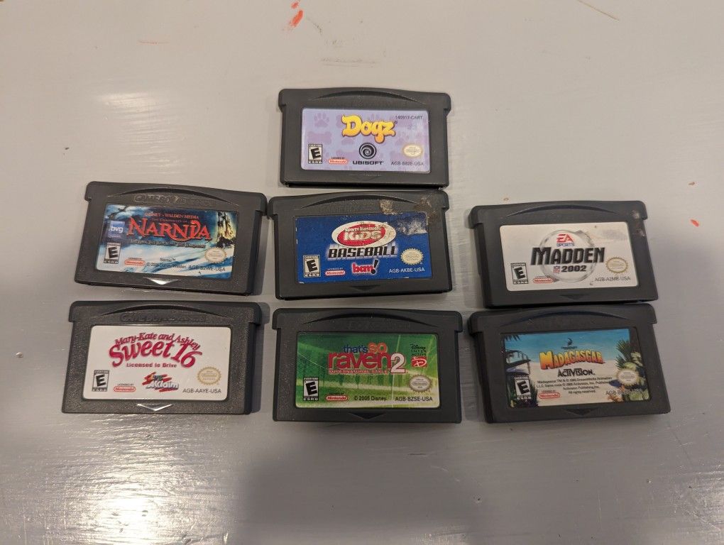 Lot Of 7 Gameboy Advance Games