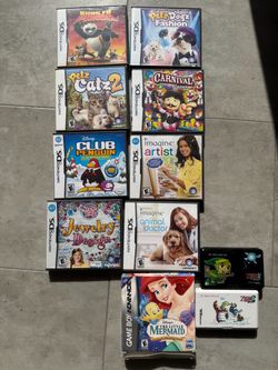 Nintendo DS and gameboy advance video games bundle