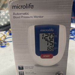 New Microlife Blood Pressure Monitor