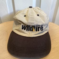 Vtg Wildfire Feel Heat Hat Strapback Baseball Cap Discovery Channel Pictures