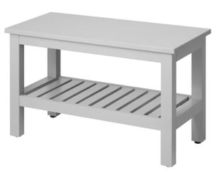 HEMNES Bench, gray, 32 5/8 "