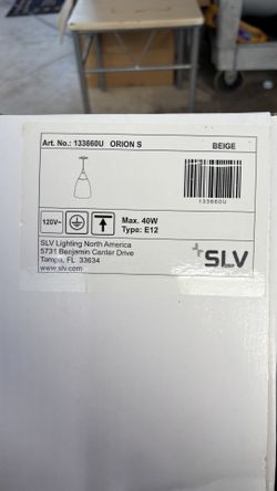 SLV ORION S Pendant Lights – New in Box