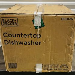 Black+Decker Compact Countertop Dishwasher 