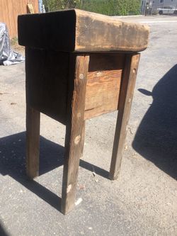 Antique Butcher Block 