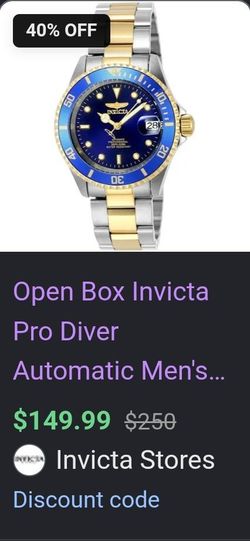 Invicta pro elite diver