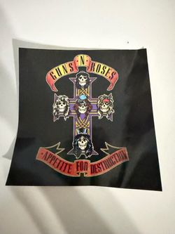 Guns N' Roses Appetite for Destruction Sticker