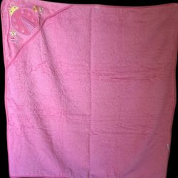 Pink Children Hooded Towel pink