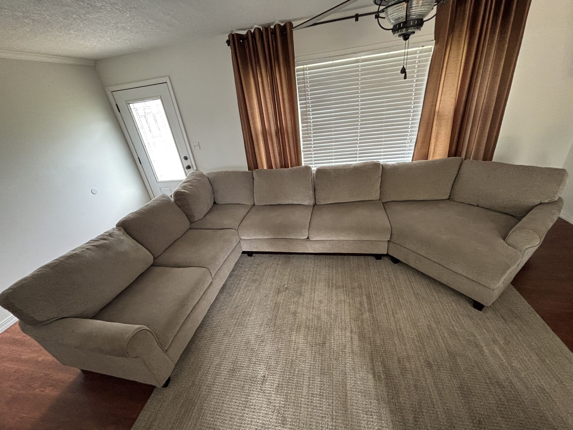 Large 3 Piece Sectional Beige