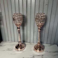 Rose Gold Table Decor