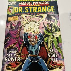 MARVEL PREMIERE # 13 VF/NM DR. STRANGE- BRUNNER ART- GLOSSY HIGH GRADE_CENTS_1973