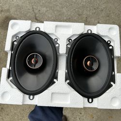 Brand New Set Of 4 6x8 Infinity Reference Speakers