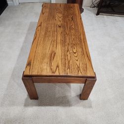 Nice Solid Oak Coffee Table