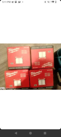 Milwaukee HEPA Filters – Lot of 4