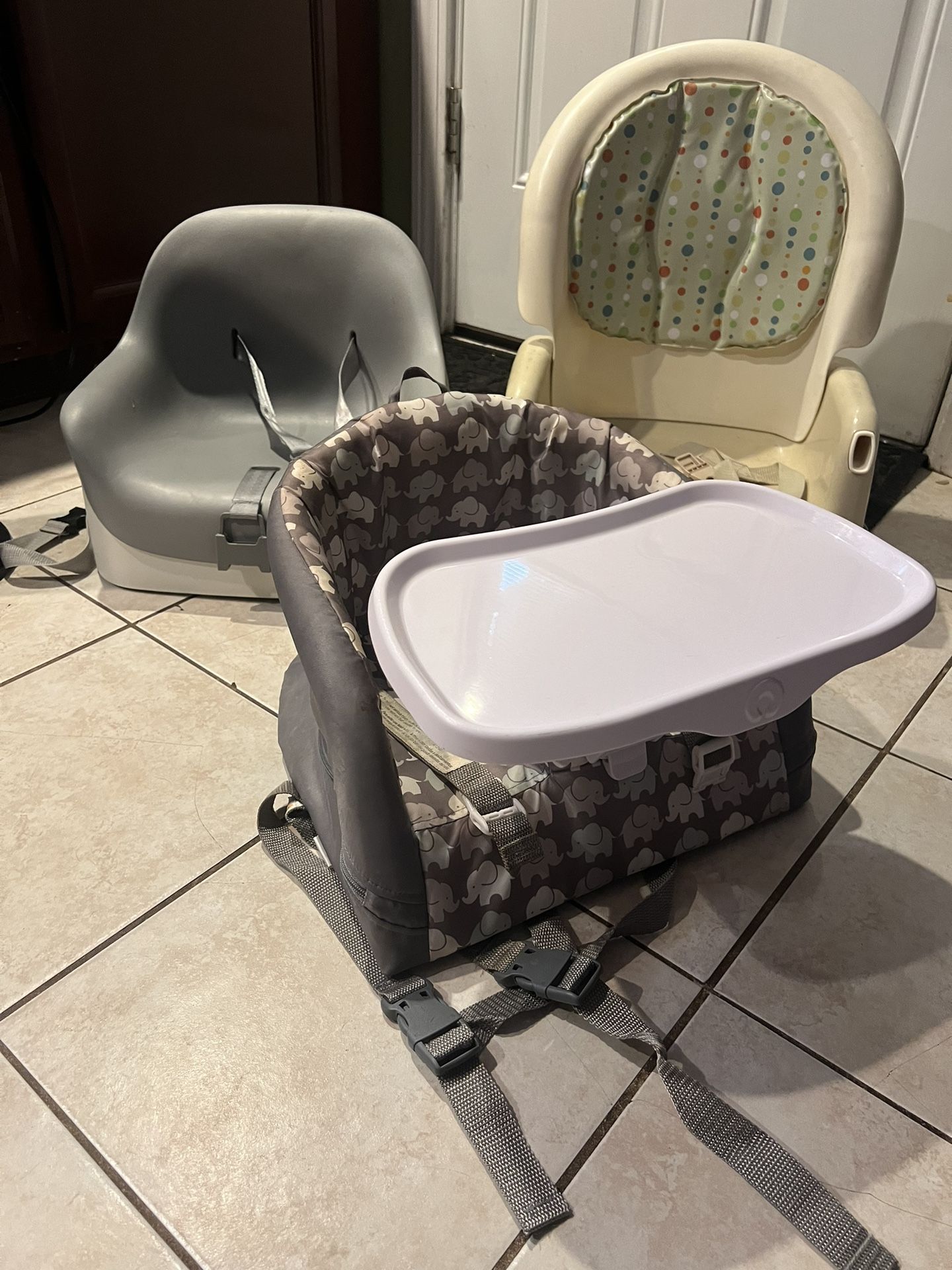 3 Toddler/baby Booster Feeding Chairs 