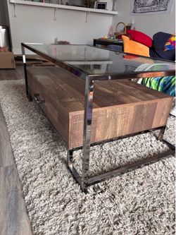 Nutmeg Glass Coffee Table
