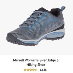 Women’s Hiking Shoes — Merrell Siren Edge 3 Size 8.5 Medium
