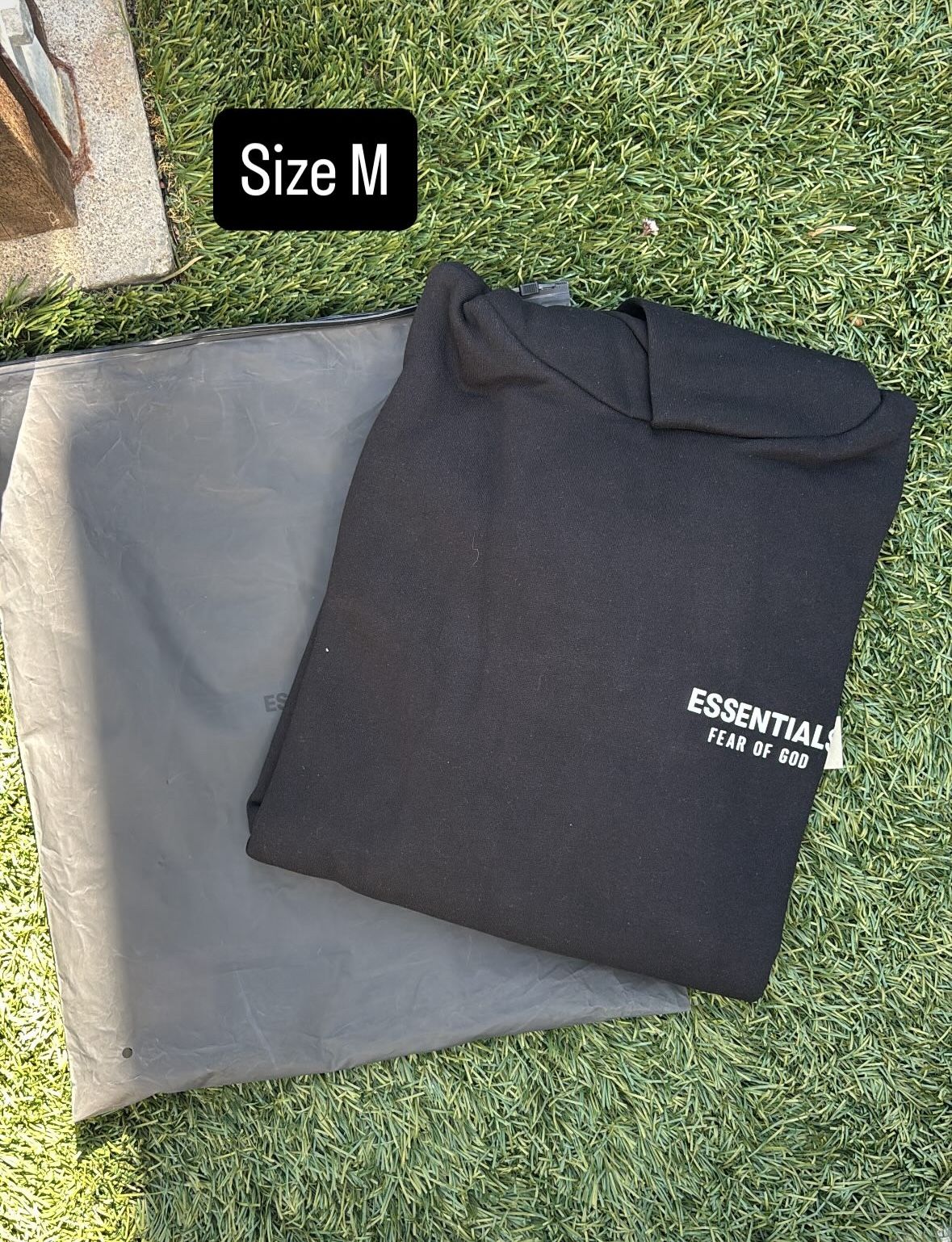 Black And White Essentials Hoodie 