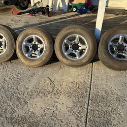 16” 8x6.5 wheels and tires