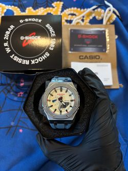 CASIO GSHOCK BLUE/WHITE