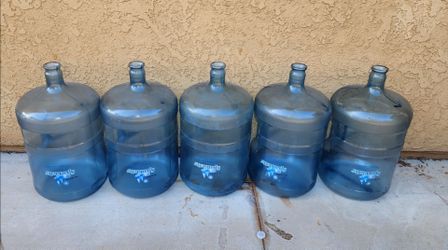 5 Clean 5 Gallon Water Bottles Sparkletts