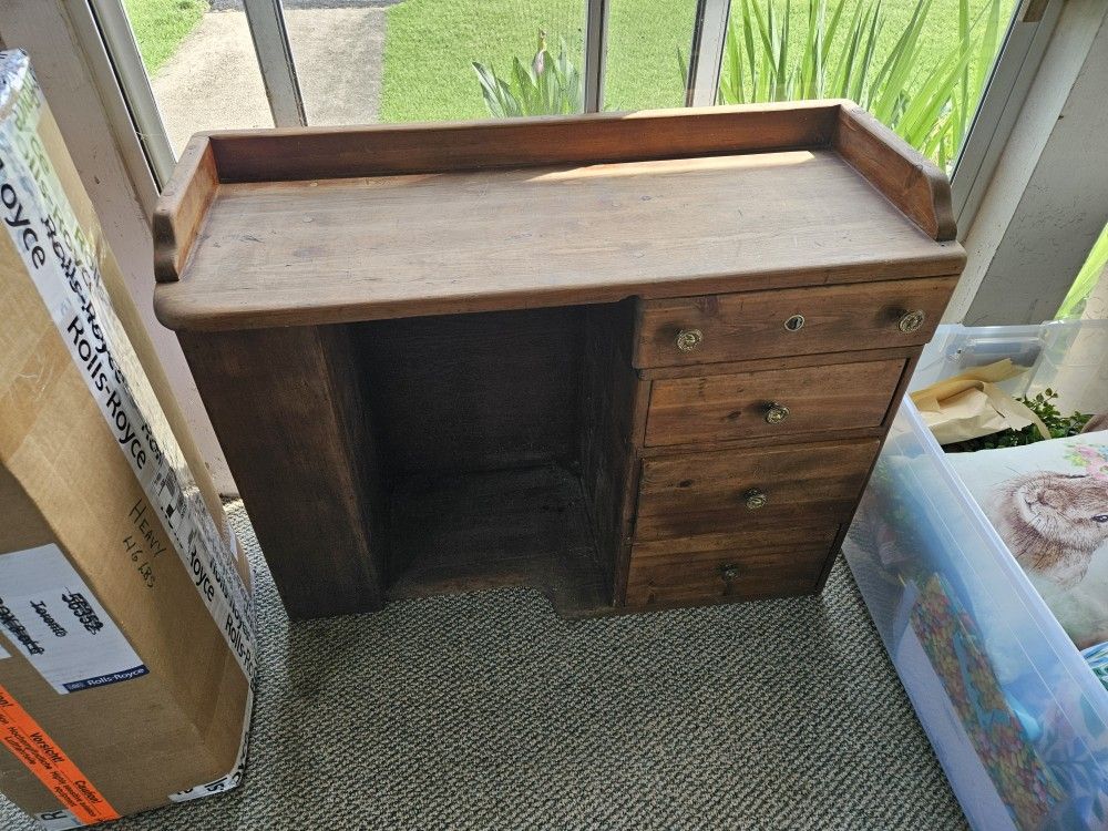 Vintage Handmade Children's Desk