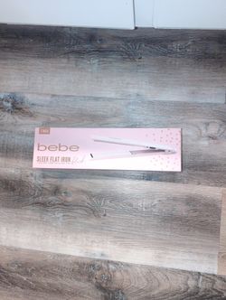 bebe pink flat iron