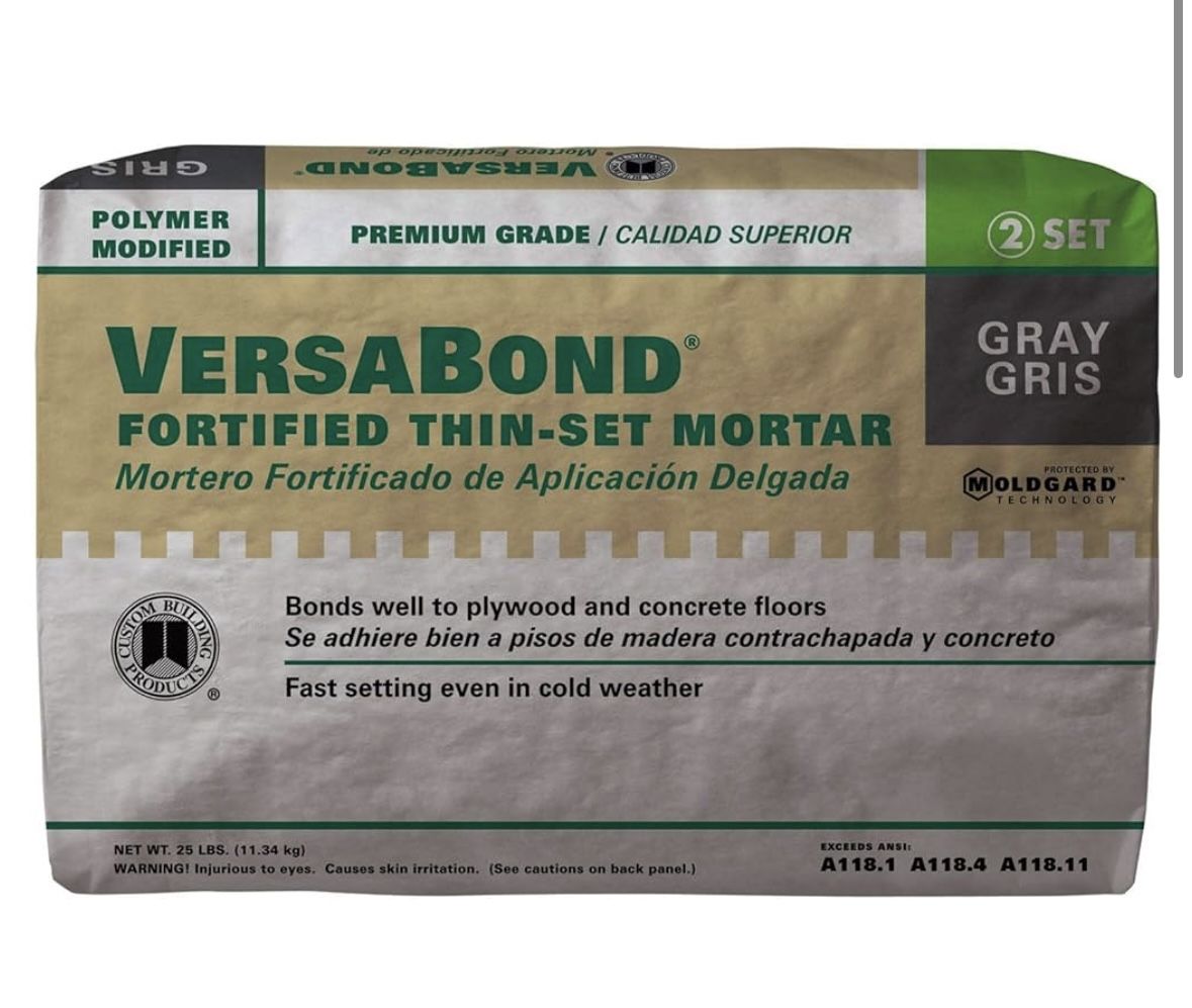 Building Products MTSG25 25Lb AP Thin Set Mortar