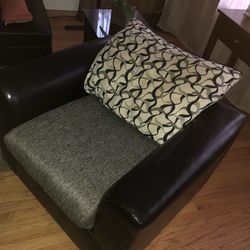 Loveseat and chair