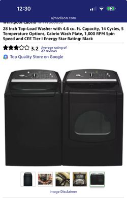Whirlpool Cabrio Washer And Dryer