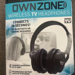 Sharper image Ownzone Wireless TV headphones