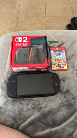Nintendo Switch 2 with Mario Cart World and Case