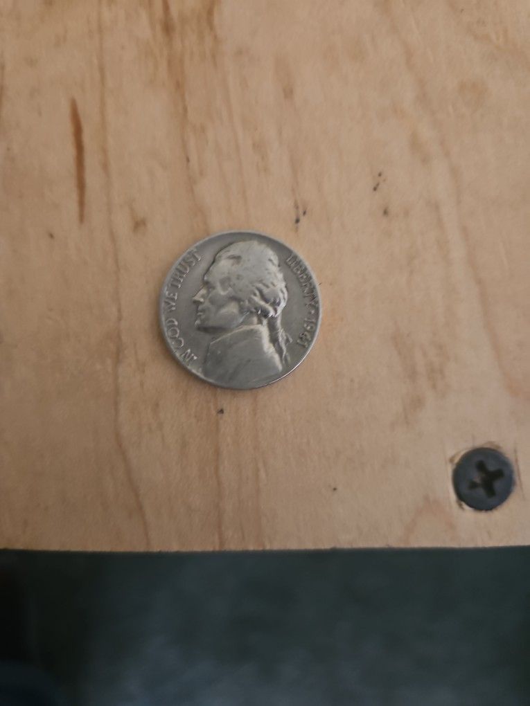 1941 Nickle No Mint Mark